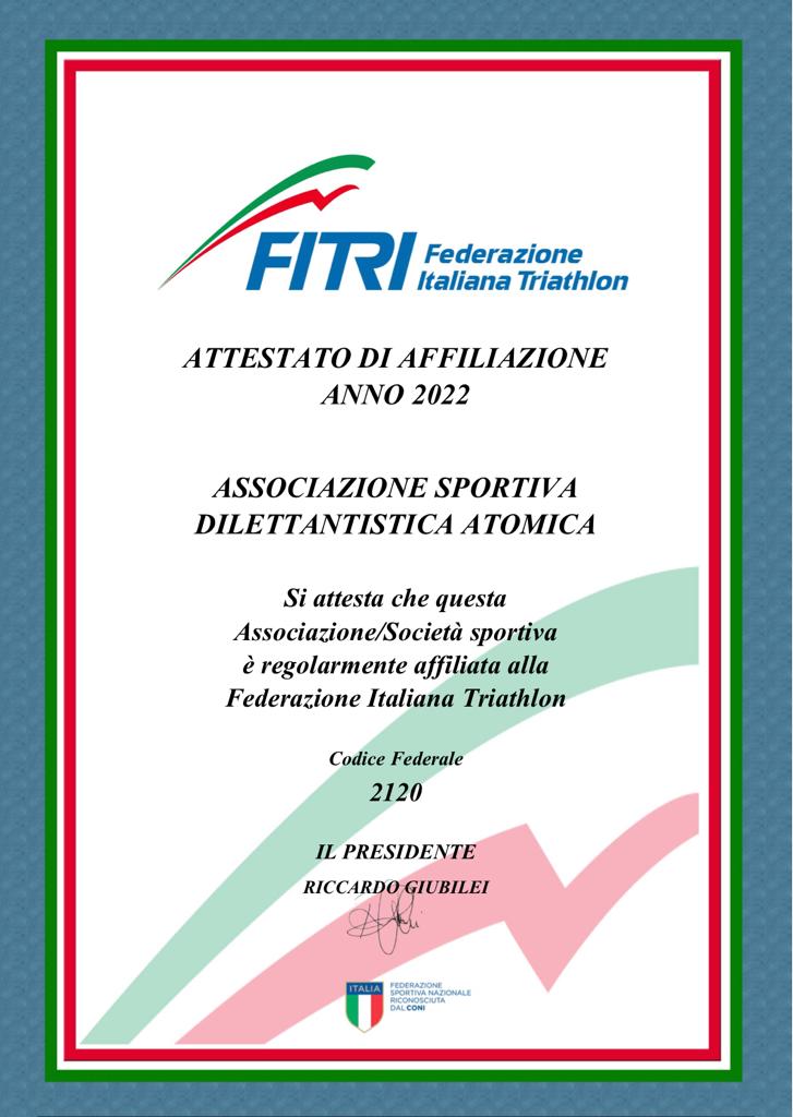 Affiliazione 2022